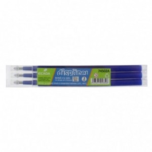 Mina cu gel Disparel Ecada, 3 bucati/set, albastru